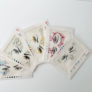 5 Sets Festival Face Jewels Stickers